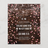 Trouw-FLYERS met laagste budget Roestig Rosegoud Flyer (Voorkant)