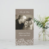 Trouw fotokaart 'Save the Date' (4x8) Save The Date (Staand voorkant)