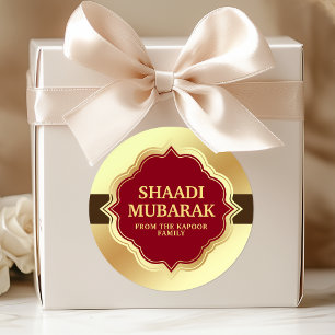 Trouw gelukwensen Shaadi Mubarak sticker