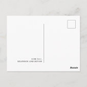 Trouw Hart Dankbericht Script Bedankje Briefkaart (Achterkant)