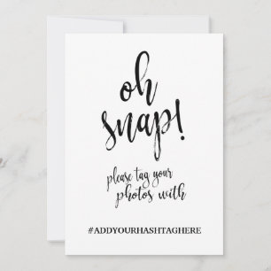 Trouw Hashtag Goud Betaalbaar Calligrafie Bord
