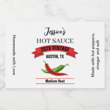Trouw Hot Sauce Label HS039rt