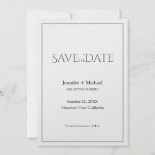 Trouw Huwelijk Minimalistische Calligrafie Script Save The Date