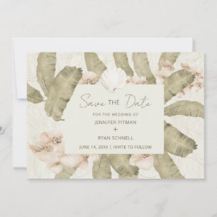 Trouw in de botanische tuin save the date