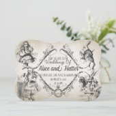 Trouw in Wonderland Kaart (Staand voorkant)