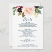 Trouw Itinerarium Hotel Verwelkomingsbrief - Burgu Kaart (Achterkant)