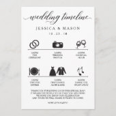 Trouw Itinerary en Trouw Verwelkoming Programma (Voorkant)