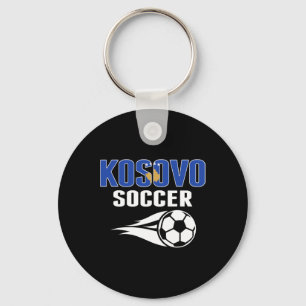 Trouw Kosova Voetbalfans T-shirt - Kosova Voetbalf Sleutelhanger