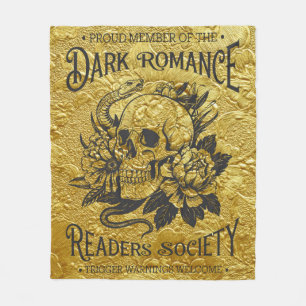 Trouw lid van de Dark Romance Reader Society Fleece Deken