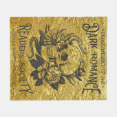 Trouw lid van de Dark Romance Reader Society Fleece Deken (Voorkant (Horizontaal))
