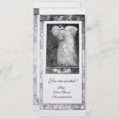 TROUW LIEFDE PAUW MONOGRAM, zwart wit Kaart (Voorkant / Achterkant)