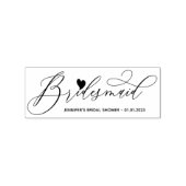 Trouw Love Hart Script Bruiloft Rubberstempel (Afrduk)