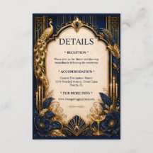 Trouw luxe navy goud gatsby pauw DETAILS