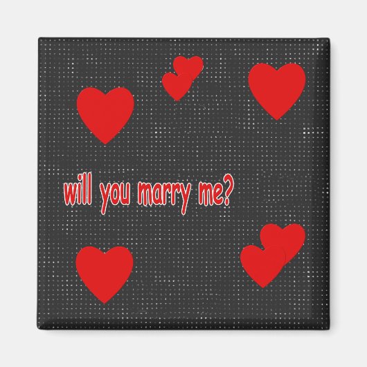 trouw me magneet (Voorkant)