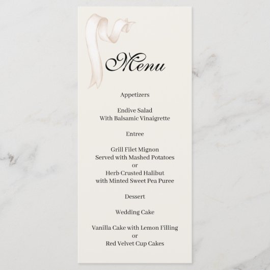 Trouw Menu (Voorkant)