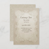 Trouw met bloemendessin vlinder kaart (Voorkant / Achterkant)