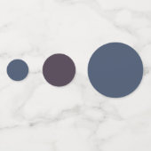 Trouw met bloemengratie confetti (Achterkanten)