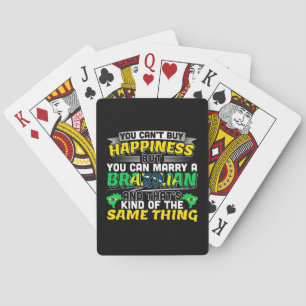 Trouw met een Braziliaan - Brazilië Geluk Pokerkaarten