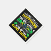 Trouw met een Braziliaan - Brazilië Geluk Servet (Hoek)