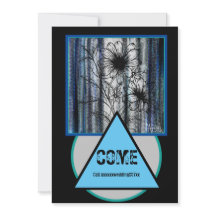 Trouw met geheim bruiloft zwart en blauw