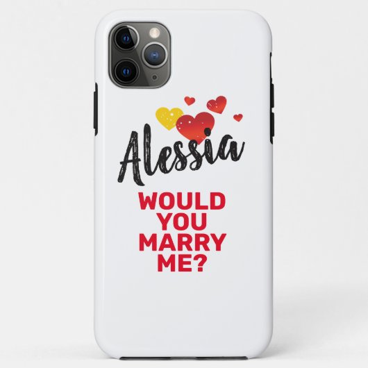 Trouw met me Case-Mate iPhone case (Achterkant)