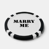 Trouw met me pokerchips (Enkel)