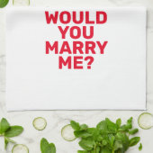 Trouw met me theedoek (Gevouwen)