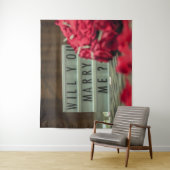 Trouw met me? Trouwvoorstel Wandkleed (In situ)