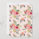 Trouw met Oude Waterverf Botanicals Save The Date (Achterkant)