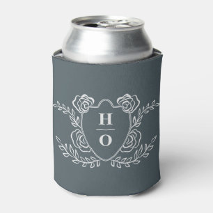 Trouw met Vintage Crest Monogram Blikjeskoeler