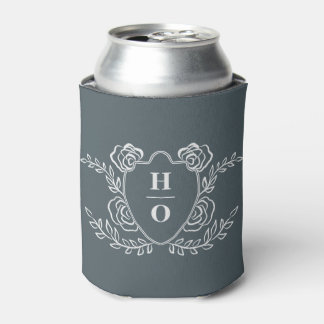 Trouw met Vintage Crest Monogram Blikjeskoeler