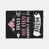 Trouw Moeder van de Bruidegom Ik hield eerst van h Fleece Deken (Voorkant (Horizontaal))