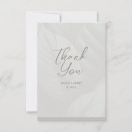 Trouw Monogram Trouwkaart Bedanken Bedankkaart