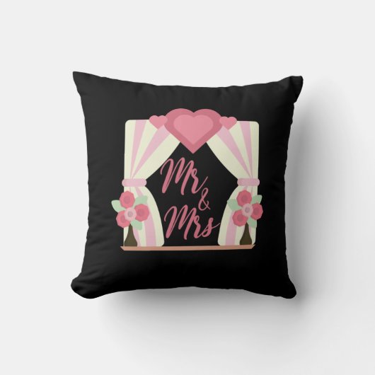 Trouw Mr en Mrs Kussen (Voorkant)