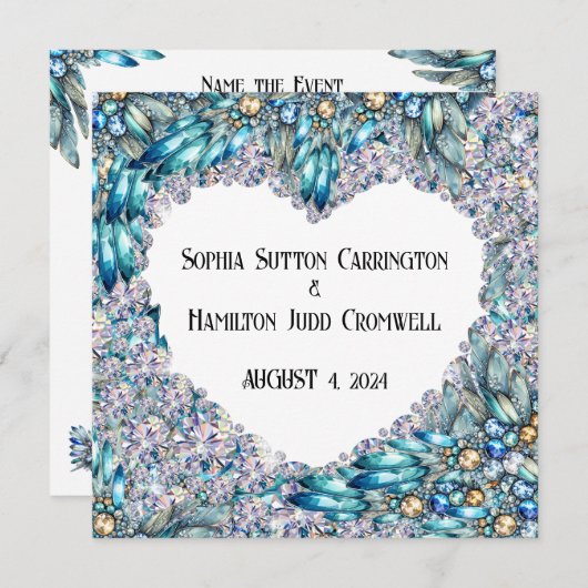 Trouw OF Elke Speciale Gelegenheid Kaart (Voorkant / Achterkant)