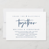 Trouw ontsnapping, deel geluk samen Uitnodiging (Voorkant)