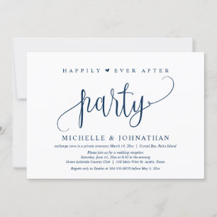 Trouw ontsnapping, Happily Ever After feest uitnod Kaart