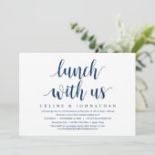 Trouw Ontsnapping, Lunch Met Ons, Nieuwgehuwden Ui Kaart (Staand voorkant)