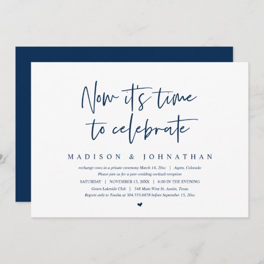 Trouw Ontwijk, Nu is het tijd om te vieren Uitn Kaart (Voorkant / Achterkant)