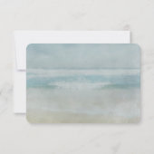 Trouw op het thema zee met sterappel RSVP (Achterkant)