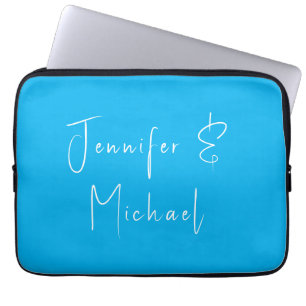 Trouw Professioneel Klassiek Hemelblauw Laptop Sleeve