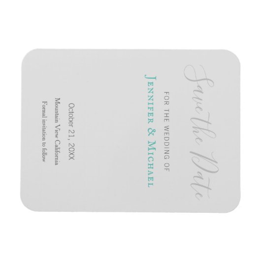 Trouw Professioneel ontwerp moderne bewaar de datu Magneet (Horizontaal)