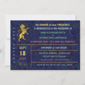 Trouw Retro 70s Band Concert Ticket Thema Kaart (Achterkant)