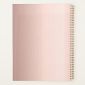 Trouw roze gouden glinsterende druppels bruid 2025 planner (Achterkant)