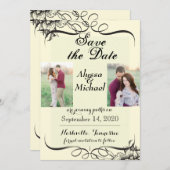 Trouw save the date (Voorkant / Achterkant)