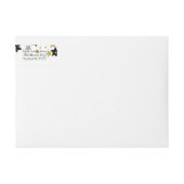 Trouw Save The Date Gouden Glitter Sterren Confett (Voorkant)