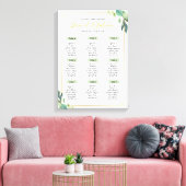 Trouw Stoelenplattegrond Canvas Afdruk (Insitu (Woonkamer))