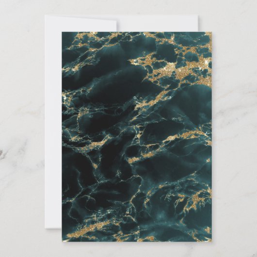 TROUW | Teal saffier aquarel BarefootBride™ (Achterkant)