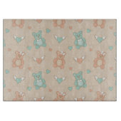 Trouw-teddyberen Snijplank (Voorkant)