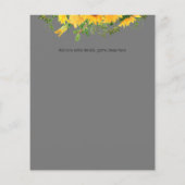 Trouw Thema Bruiloft Bridal Shower Spel Bingo Zonn (Achterkant)